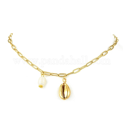 Ожерелья из натурального культивированного пресноводного жемчуга NJEW-JN04785-1