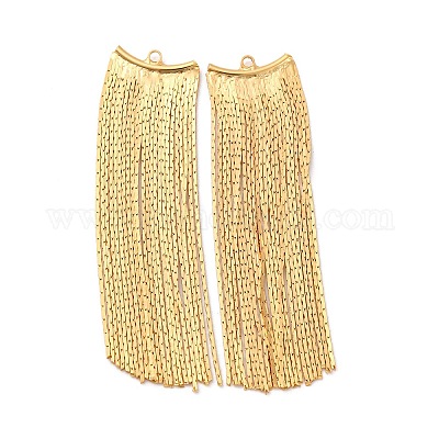 Латунь кисточкой большие кулоны&nbsp;LS-KK-F898-22A-G-1