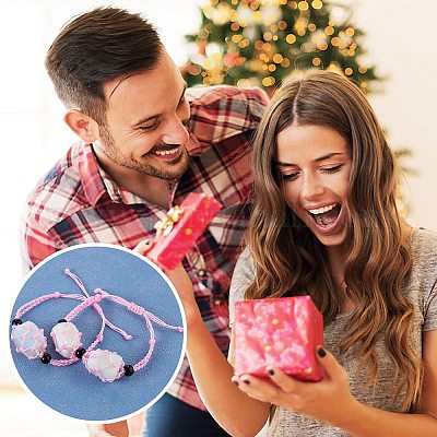 Регулируемый плетеный нейлоновый шнур макраме мешочек изготовление браслета AJEW-SW00013-01-1