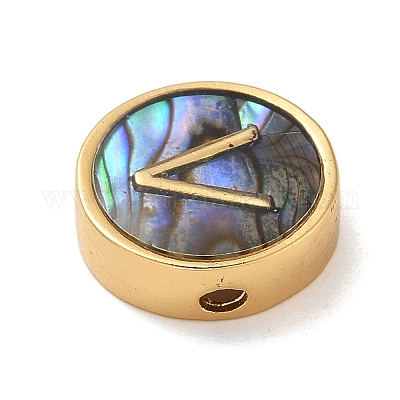 Латунные бусины KK-U046-17G-V-1