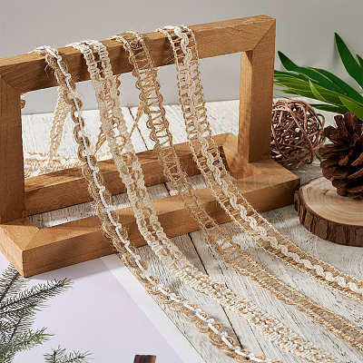 4 связка 4 видов натурального джутового шнура OCOR-MP0001-03-1