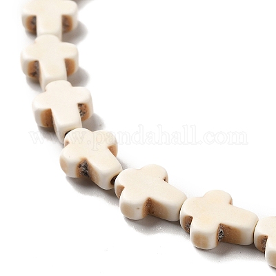 Нити из синтетических бирюзовых бусин G-E594-22A-1