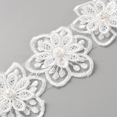 Вышитая органза OCOR-WH0077-089A-1