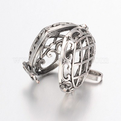 Экологически чистые латунные подвески с полыми сердечками KK-M180-13AS-RS-1