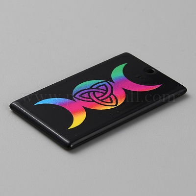 Печатные акриловые подвески OACR-WH0036-23B-1