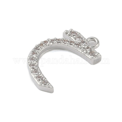 Покрытие стойки латунь микропаве прозрачные подвески из кубического циркония KK-A224-03I-P-1