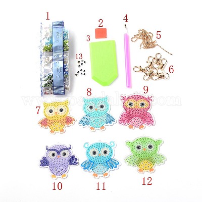 Wholesale DIY Diamond Painting Keychain Kits 