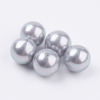 Perlmuttperlen halb gebohrt&nbsp;BSHE-G015-14mm-04C-1