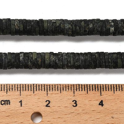 Natürliche kambaba Jaspisperlenstränge&nbsp;G-P575-B13-6x1mm-1