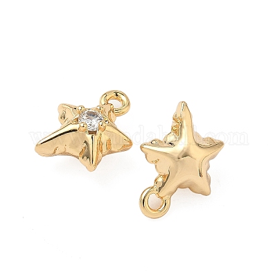 Латунные микро проложить кубического циркония подвески KK-S531-12G-F-1