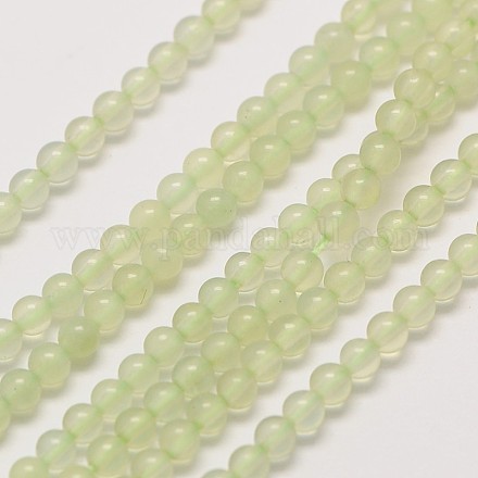 Nouveaux brins jade de perles naturelles X-G-A130-2mm-M04-1