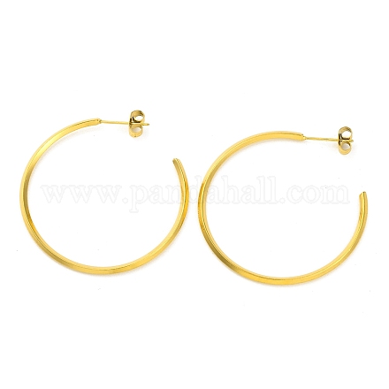 Ионное покрытие (ip) серьги-гвоздики из нержавеющей стали 304 EJEW-K295-01A-G-1