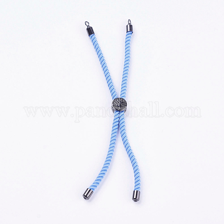 Nylon Twisted Cord Bracelet Making MAK-F018-03B-RS-1