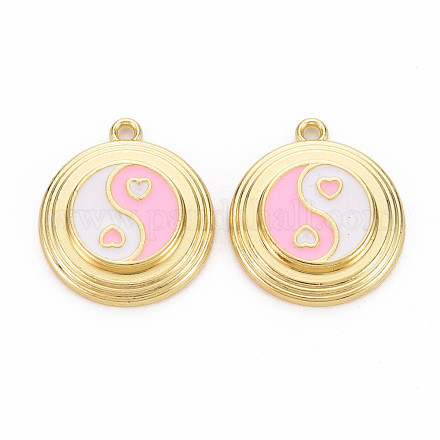 Подвески из легкого сплава золота с эмалью ENAM-Q444-012A-RS-1