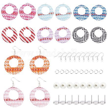 Kits de fabrication de boucles d'oreilles nbeads diy DIY-NB0005-86-1