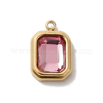 Подвески из стекла из нержавеющей стали 304 X-STAS-L022-062G-06-1