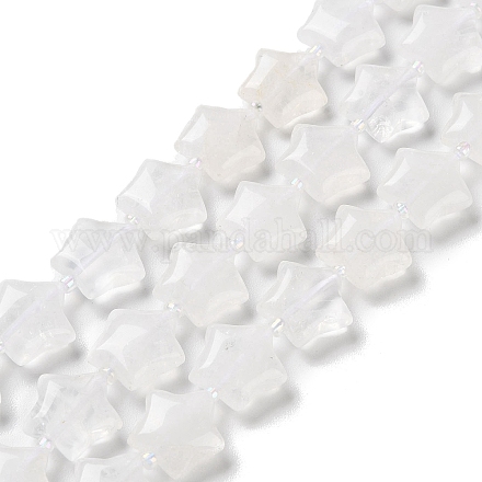 Chapelets de perles en cristal de quartz naturel G-NH0005-027-1