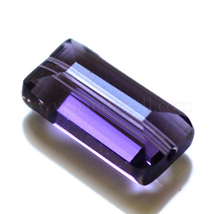 Abalorios de cristal austriaco de imitación SWAR-F081-8x14mm-26-1