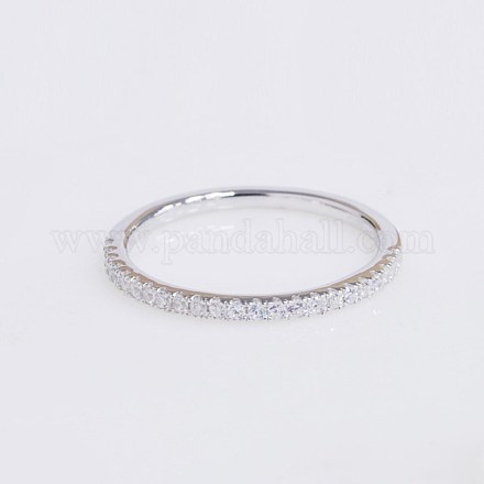 925 anello a fascia semplice in argento sterling RJEW-BB58143-FA-1