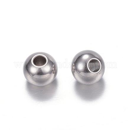 201 Stainless Steel Beads STAS-D447-35C-1