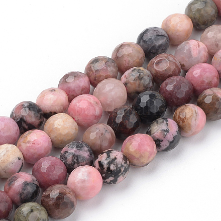 Chapelets de perles en rhodonite naturelle X-G-Q462-108-4mm-1