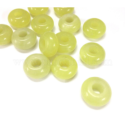 Zitrone Jade europäischen Perlen X-GGDA005-033-1