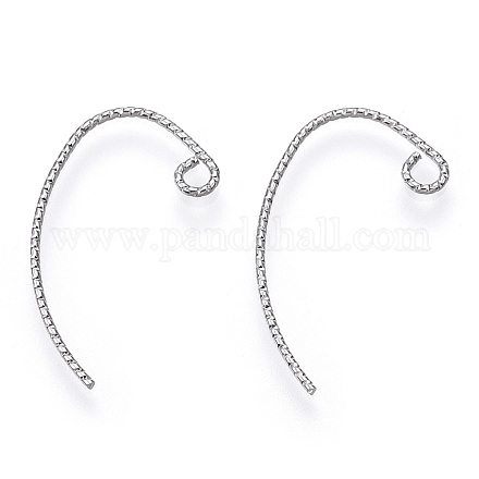 Brass Earring Hooks KK-Q735-346P-1