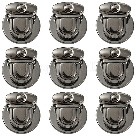 10 шт. застежки-замки для сумок из сплава&nbsp;FIND-YW0010-92B-1