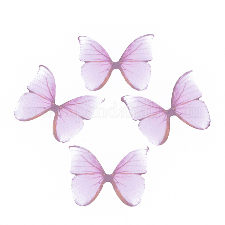 Two Tone Polyester Fabric Wings Crafts Decoration FIND-S322-012D-05-1