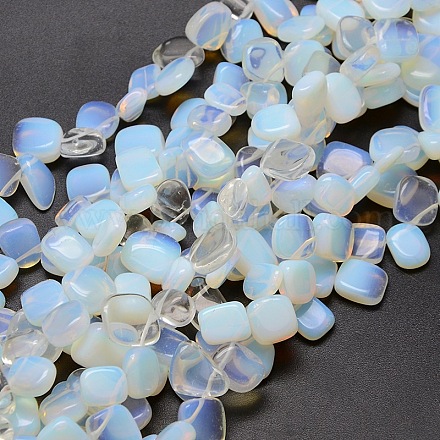 Chapelets de perles d'opalite G-P034-01-1