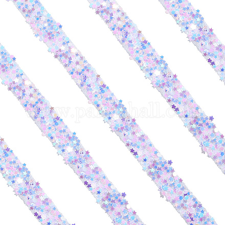 5 м самоклеящаяся лента со звездочками из смолы DIY-SP0004-56G-1