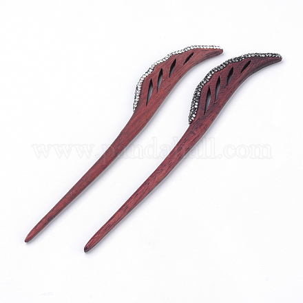 Wood Hair Sticks OHAR-Q277-07-1