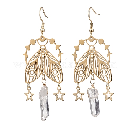 Серьги-подвески в виде насекомых из нержавеющей стали 304 EJEW-JE06681-02-1