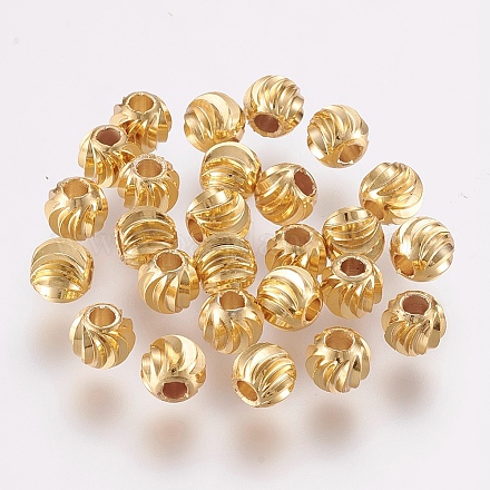 Brass Beads KK-WH0063-10B-G-1