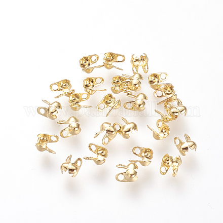 Bouts de perle en laiton X-KK-Q669-38G-1