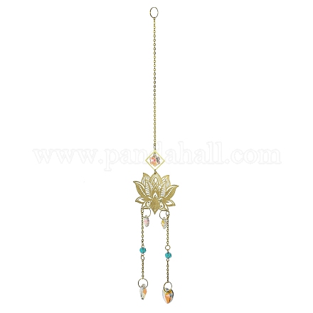 Латунные подвесные ловцы солнца HJEW-P018-A01-1