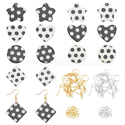 Kit per la creazione di orecchini pendenti fai da te olycraft DIY-OC0006-94-1
