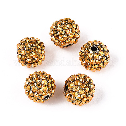 AB-цвет смолы горный хрусталь бисер RESI-S315-14x16-07-1