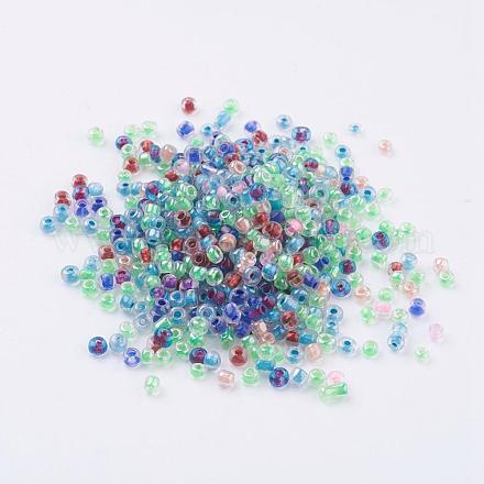 8/0 couleurs à l'intérieur des perles de semences de verre ronde SEED-K003-3mm-M06B-1
