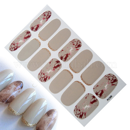 Pegatinas de arte de uñas de tapa completa MRMJ-Q084-PC366-1