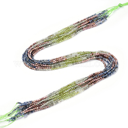 Природных драгоценных камней смешанного бисер нитей G-D080-A01-03-07-1