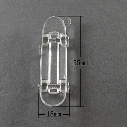 Transparent Acrylic Pendants TACR-R5-9-1