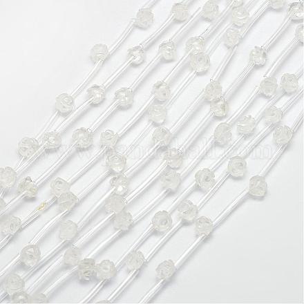 Natural Quartz Crystal Beads G-O156-C-04-1