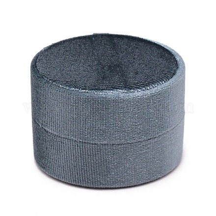 Бархат кольца коробки VBOX-WH0009-02B-1