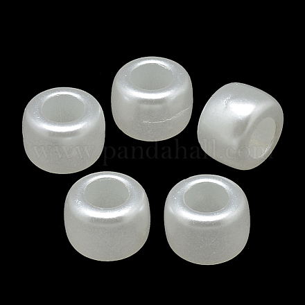 ABS Plastic Imitation Pearl European Beads SACR-R902-14J-1