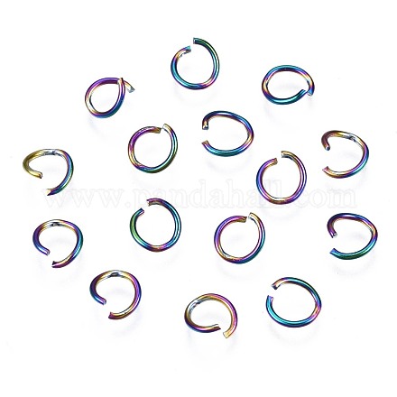 Revestimiento iónico (ip) 304 anillas de salto de acero inoxidable STAS-S119-002-1