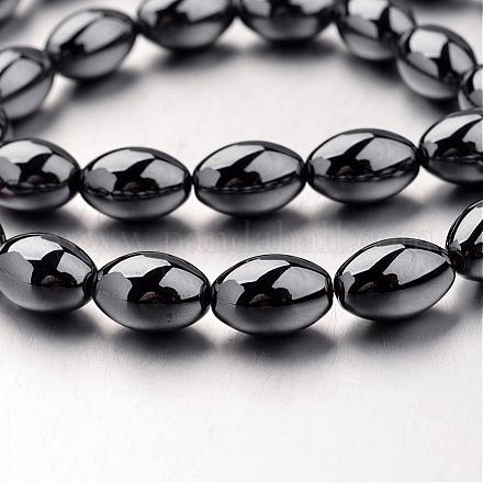 Non-magnetic Synthetic Hematite Bead Strands G-F300-44-09-1