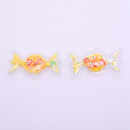 Пластик с фурнитурой из смолы и полимерной глины RESI-CJC0007-34B-1