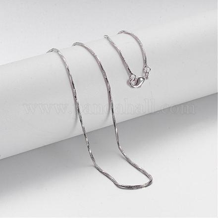 Brass Chain Necklaces MAK-F013-08P-1