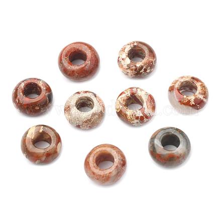 Perles de jaspe bréchiques naturelles X-G-G740-14x8mm-05-1